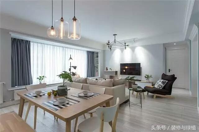 130㎡北欧风格装修效果图