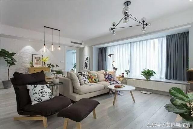 130㎡北欧风格装修效果图