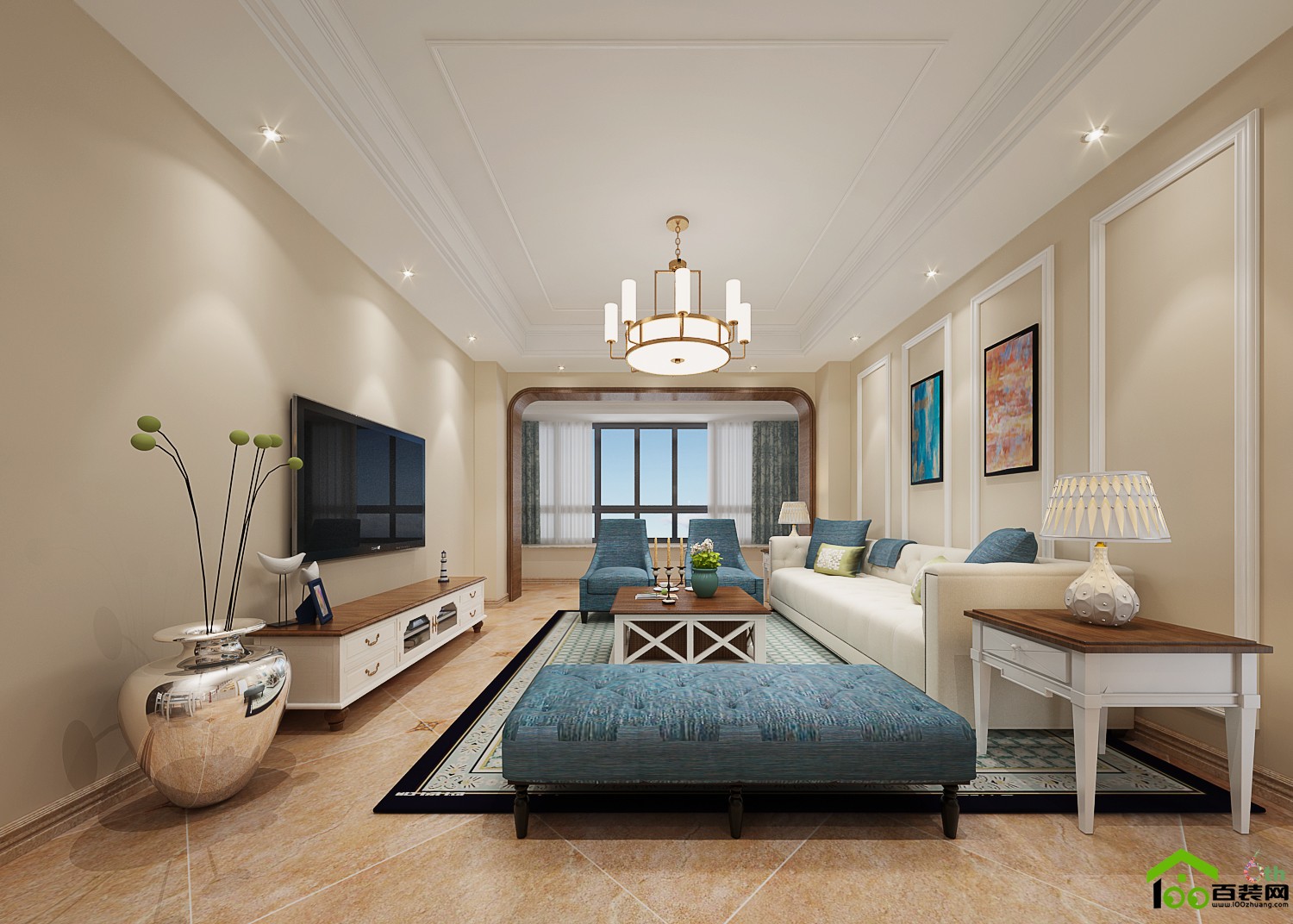 客厅瓷砖