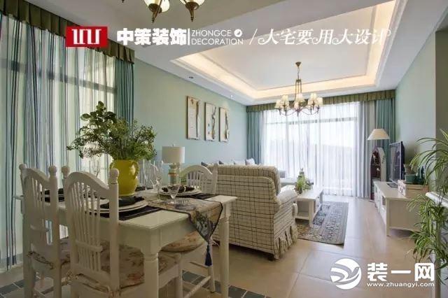 贵阳美的林城90㎡装修实景案例——地中海风格